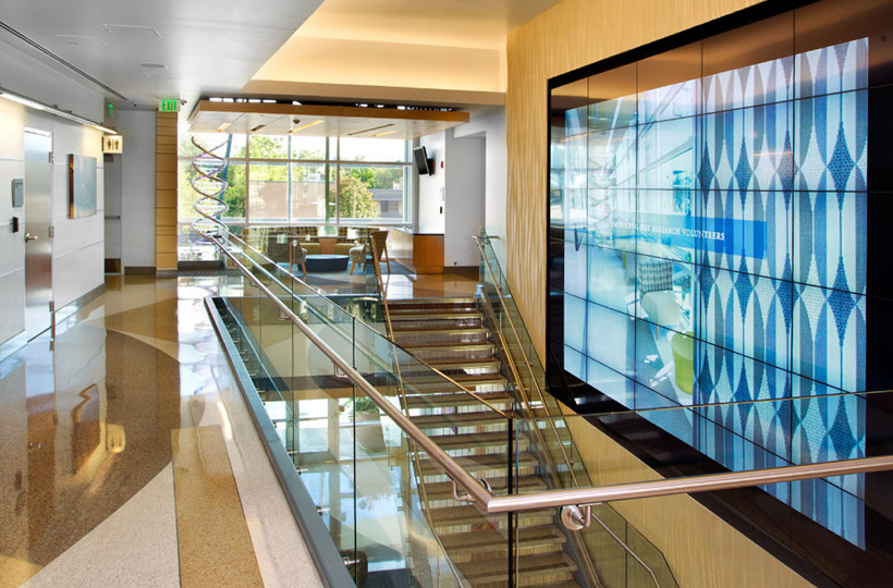 Interior photo of the Translational Research Institute